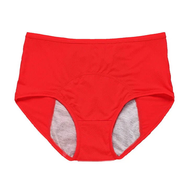 Leakproof High Waisted Slip (Red)